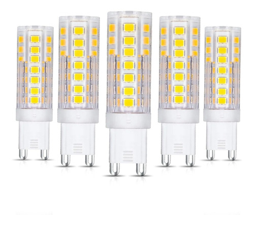 Lampara Led Rosca G9 Hogar Fria Calida 220v Pack X5