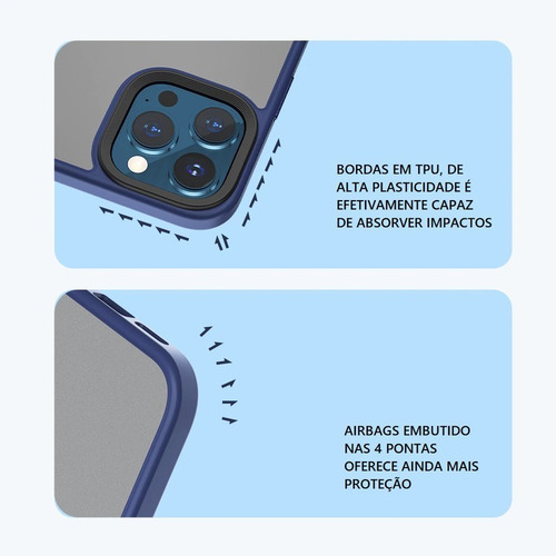 Imagem 3 de 6 de Capa Rock Guard Pro Para iPhone 13 / 13 Pro & 13 Pro Max