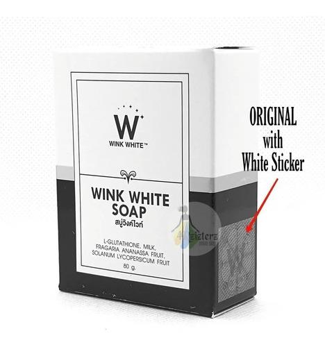 Gluta Pure Soap Wink White Jabón Blanqueador De Piel