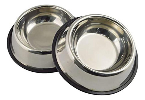 Bebedouro Comedouro Duplo Tigela Pote Inox 2x500ml Cães Gato