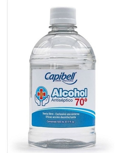 Alcohol Capibell Antiséptico 500ml 