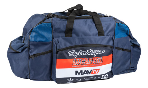 Bolso Enduro Motocross Cuatriciclo Azul