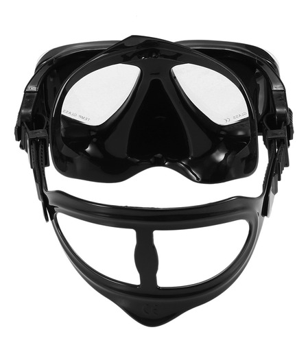 Máscara de Buceo de Vista Amplia con Correa Wide View Scuba Diving Mask 