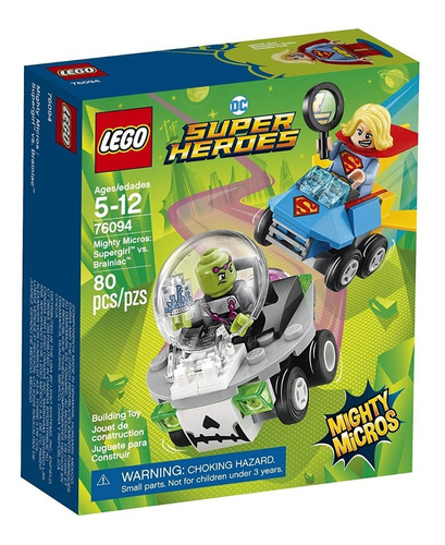 Lego Dc Super Heroes Mighty Supergirl Vs. Brainiac 76094