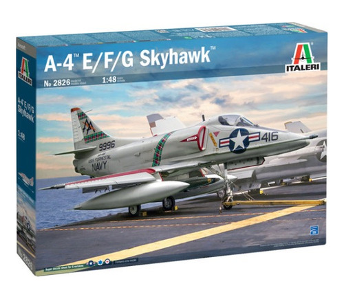 Avion A-4 E/f/g/ Skyhawk - 2826 Escala 1:48 Es Un Armable