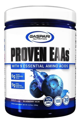 Gaspari Nutrition Proven Eaas 30 Serv Sabor Blueberry Acai