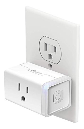 Kasa Smart Plug Mini Con Monitoreo De Energía, Toma De Corri