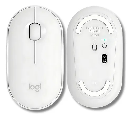 Pebble Mouse M350 Mouse - Colores Color Blanco