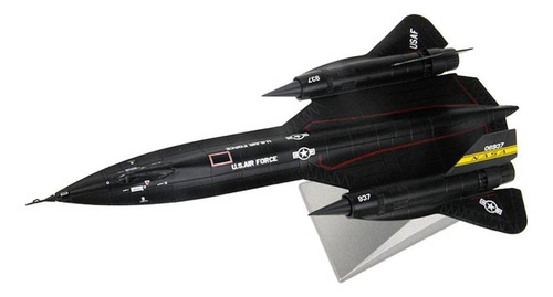 1/144 Alloy Sr-71a Blackbird Reconocimiento Avión Jet