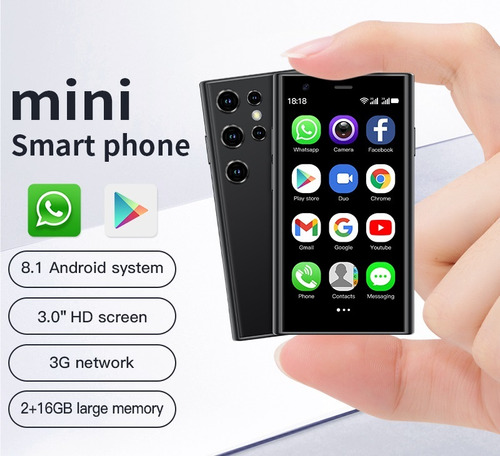 Mini Smartphone Soyes S23 Pro Android 8.1,2+16g Dual Sim,3g