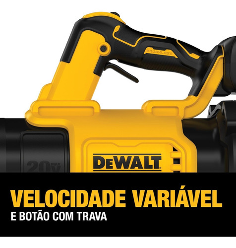 Soprador De Folhas Com 2 Bateria E Carregador 20v Max Dewalt