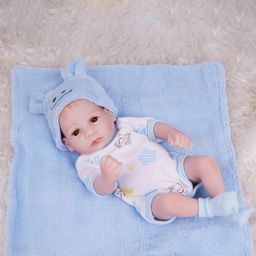 Bebes Reborn Silicona Cuerpo Completo Con Juego De Ropa