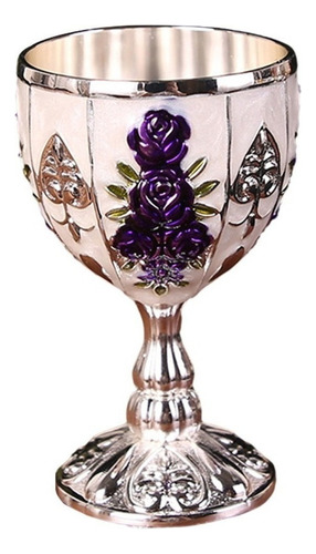 Classic Vin Metal Wine Goblet Carving Pattern