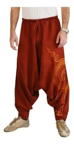 Pantalones Harem Casuales Para Hombre Pantalones Hippie