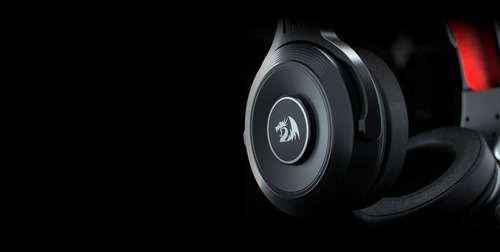 Imagen 2 de 5 de Auriculares Gamer Inalámbricos Redragon Pelops H818 Negro