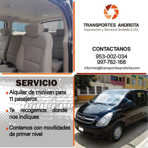 Imagen 2 de 10 de Alquiler Y Movilidad H1 Hiunday