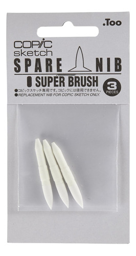 Punta Super Brush      Blanco Paquete De 1