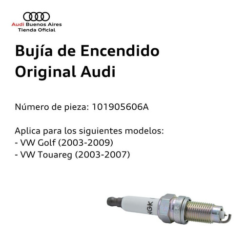 Bujia De Encendido Audi A3 2004 Al 2018