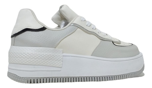 Imagen 5 de 6 de Zapatillas Praga Blanco/gris
