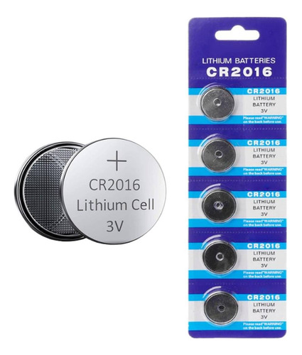 Pack 10 Cr2016 Battery Lithium