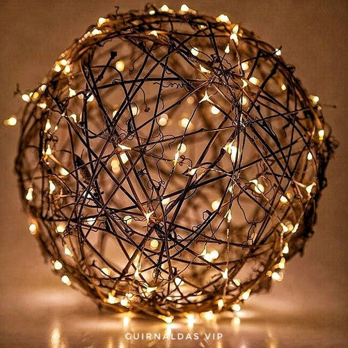Guirnaldas De Luces Microled Alambre A Pilas Navidad