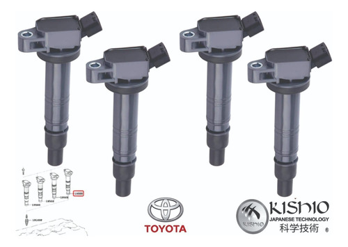 4 Bobinas De Encendido Electronico Toyota Matrix 09-12