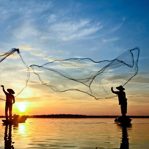 Red De Pesca Hecha A Mano, Red De Pesca De Nailon De 8 Pies