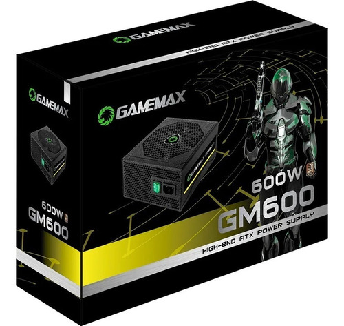 Fonte Gamer Atx 600w Power Supply Gm600 Gamemax