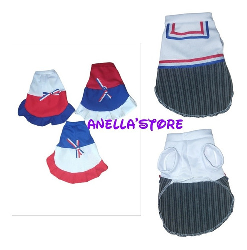 Trajes Huaso Y Huasa Fiestas Patrias Para Mascotas Talla Xs