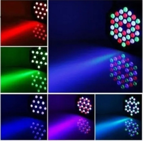 Imagen 1 de 4 de Proton Led Par 36 Led Alta Luminosidad Rgb