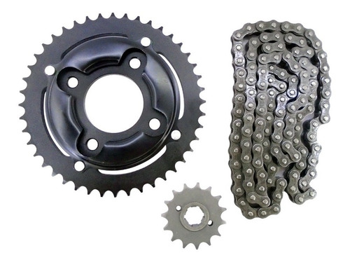 Kit Cadena Con Sprockets Italika Dm125 2017 Al 2019  