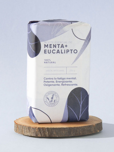 Jabón Artesanal Menta Eucalipto Natural