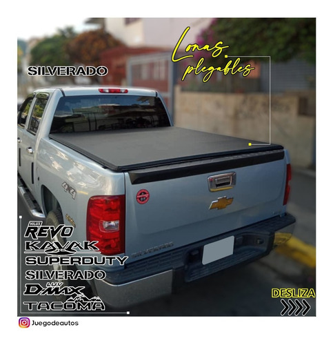 Lona Enrollable Silverado Doble Cabina