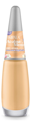 Esmalte Linha Acalma Mente Manicure Impala 7,5ml Cor Laranja Pastel