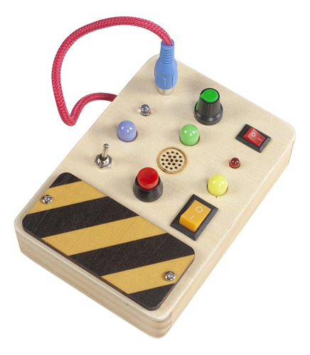 Montessori Toy Activity Board Toggle Switch Juguete Estilo B