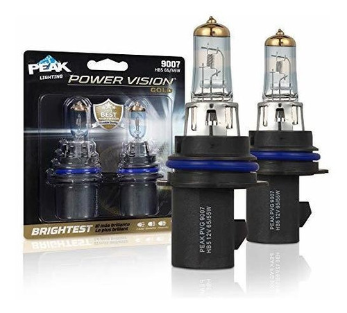 Focos De Faros Delanteros Peak Power Vision Gold Automotive 