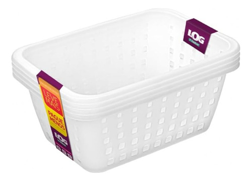 Caja Display - Canastos Grande Lmpm  Cristal - 50 Conj