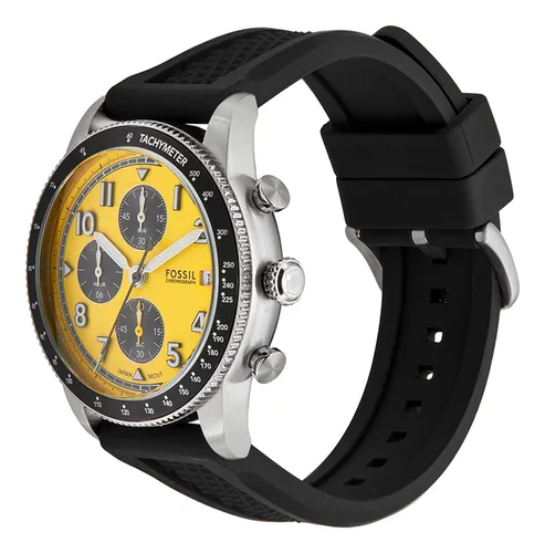 Reloj Hombre Fossil Sport Tourer De Silicona 42mm Fs6044