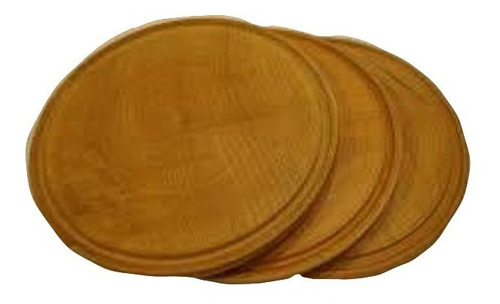 Platos Madera  Algarrobo  Tablas Asado 22cm.