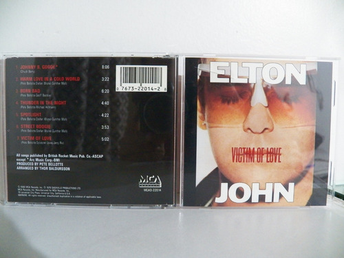Cd Original Elton John Victim Of Love