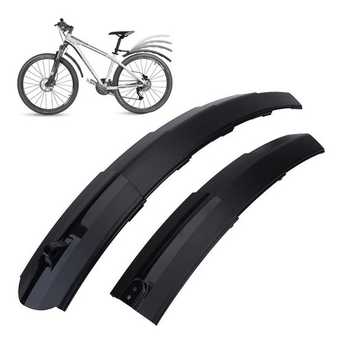 Guardabarro Bicicleta Delantero Trasero Luz Plegable Mtb 