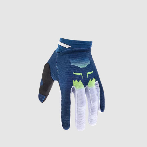 Guantes Moto 180 Flora Azul Fox Talla L