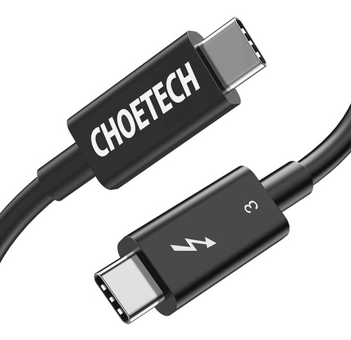 Cabo Thunderbolt 3 Choetech Usb C 40 Gbps 5k@60 100w 2metros