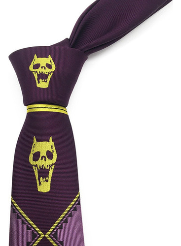 Corbata Estampado De Calaveras Dibujos Animados Cosplay