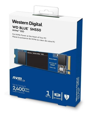 Disco Solido Western Digital Blue Sn550 1tb M.2 2280