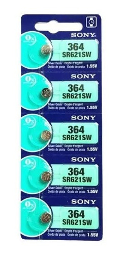 Bateria Sony Murata 364 / Sr621sw 1.55v 5un