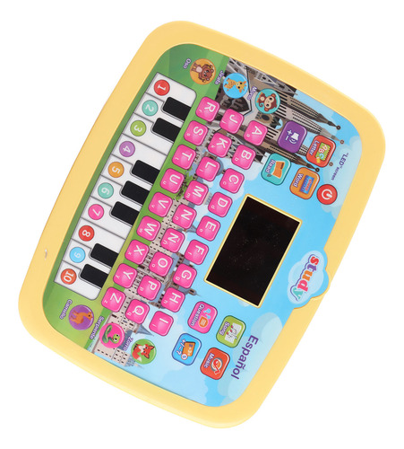 Tableta Led De Juguete Electrónico Para Aprender Español Par
