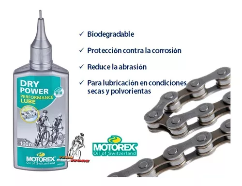 Aceite Motorex Dry Power Lubricante Seco Cadena Bicicleta