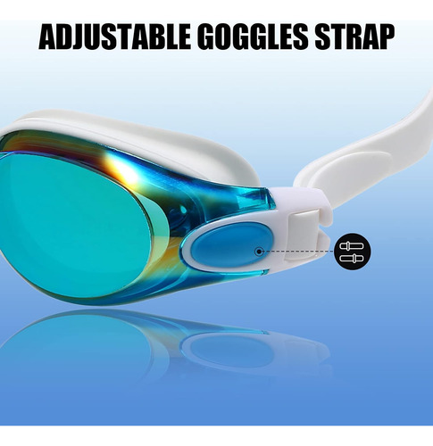Gafas De Natación, Gafas De Natación Antivaho Uv Sin Fugas P