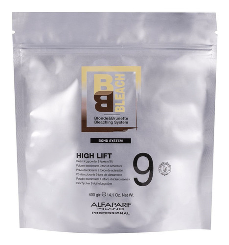 Polvo Decolorante Alfaparf Bb Bleach High Lift 9 400 G